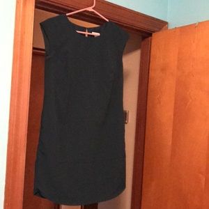 Hunter green shift dress
